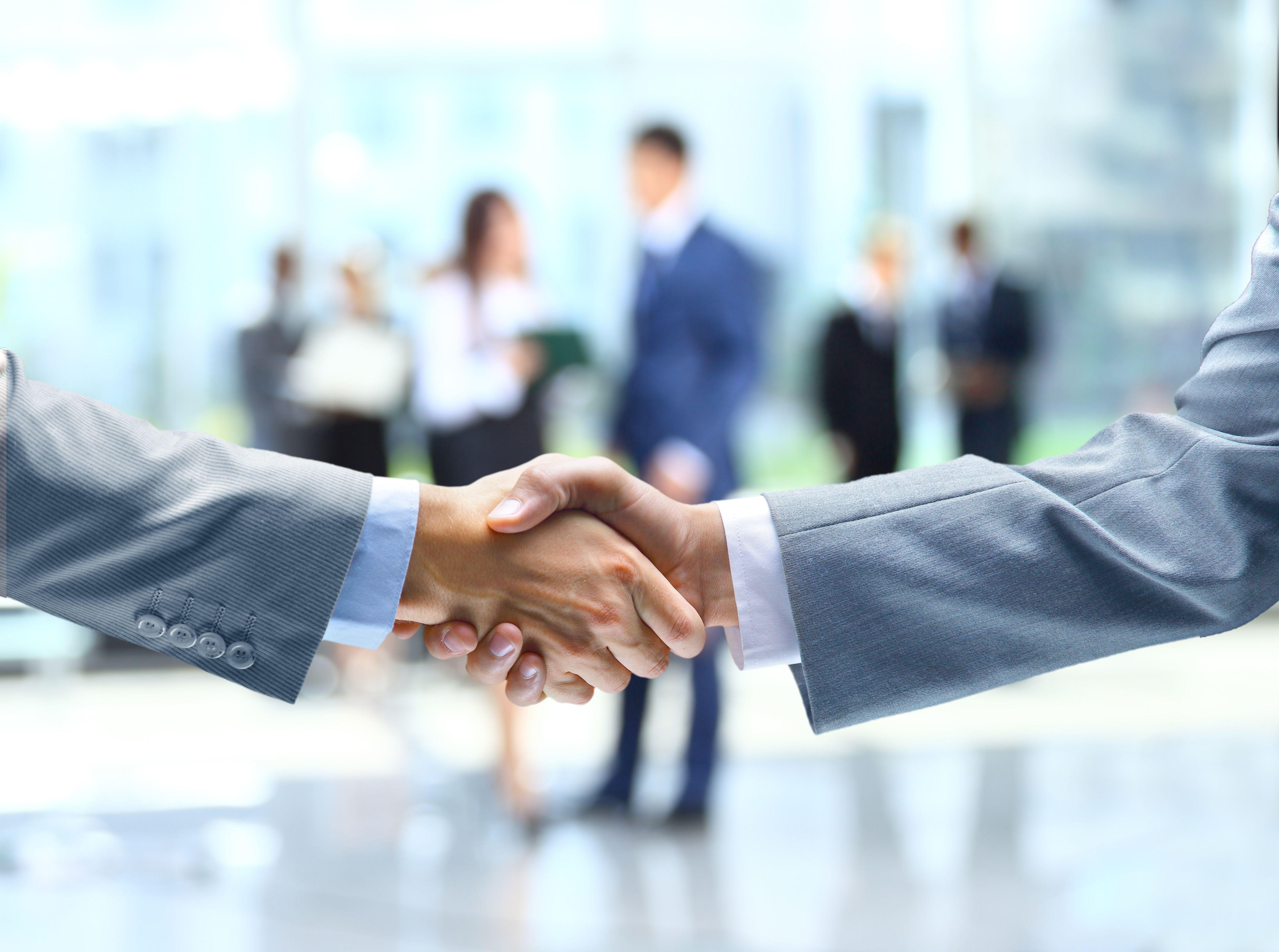 Konke Business Solutions partnership handshake